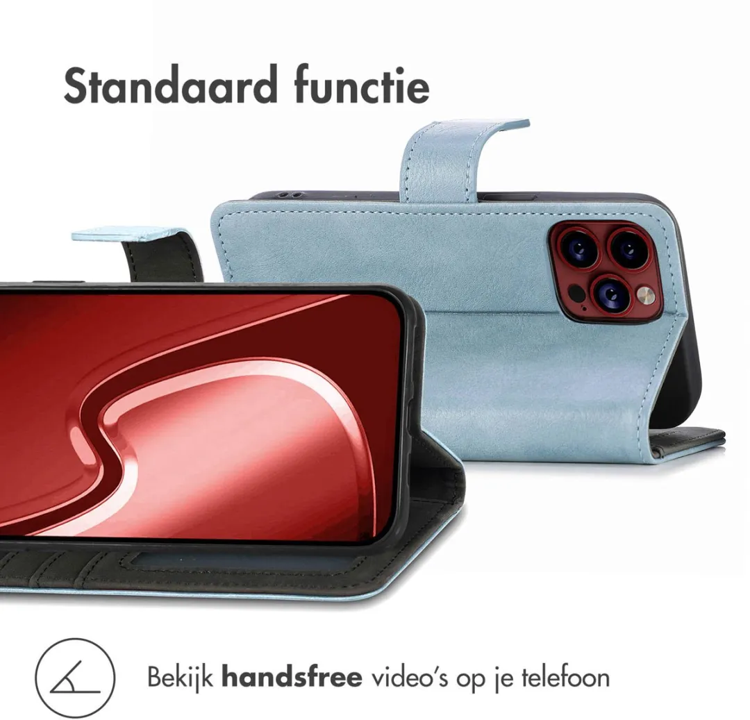 Imoshion Hoesje iPhone 15 Pro Max - 3 Pasjes - Lichtblauw