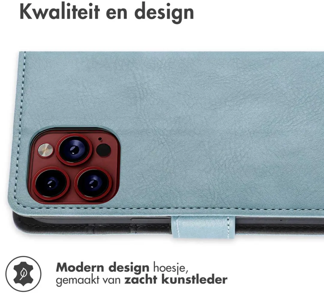 Imoshion Hoesje iPhone 15 Pro Max - 3 Pasjes - Lichtblauw