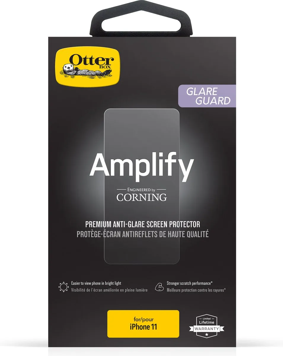 OtterBox Amplify Clare Guard iPhone 11 Schermbeschermer