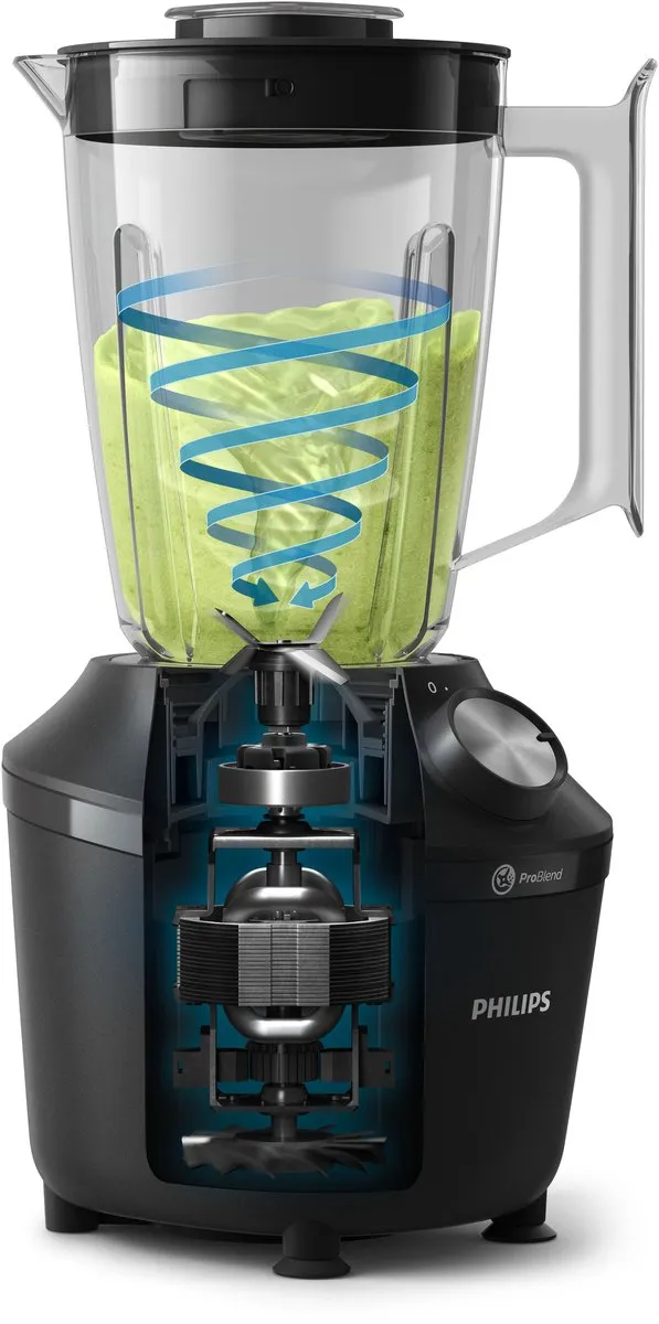 Philips 3000 Series HR2191/01 Blender 600W - Zwart