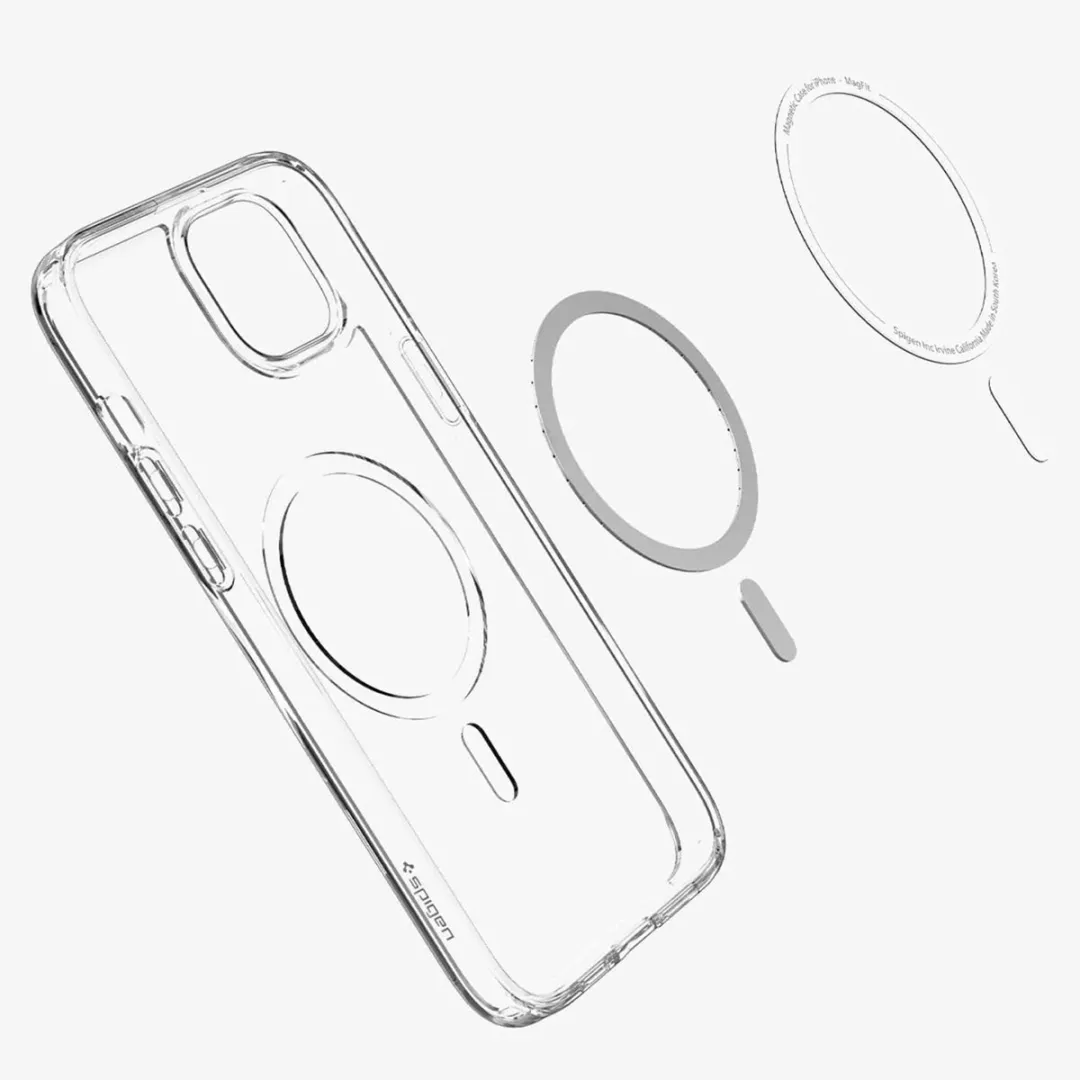 Spigen Ultra Hybrid MagSafe iPhone 14 Hoesje ACS05048 - Wit