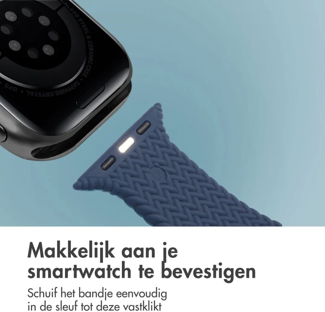 Imoshion Siliconen Bandje Apple Watch 44-49mm - Donkerblauw