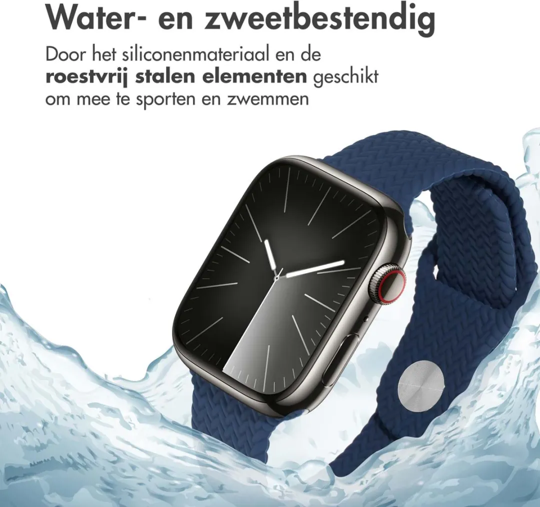 Imoshion Siliconen Bandje Apple Watch 44-49mm - Donkerblauw