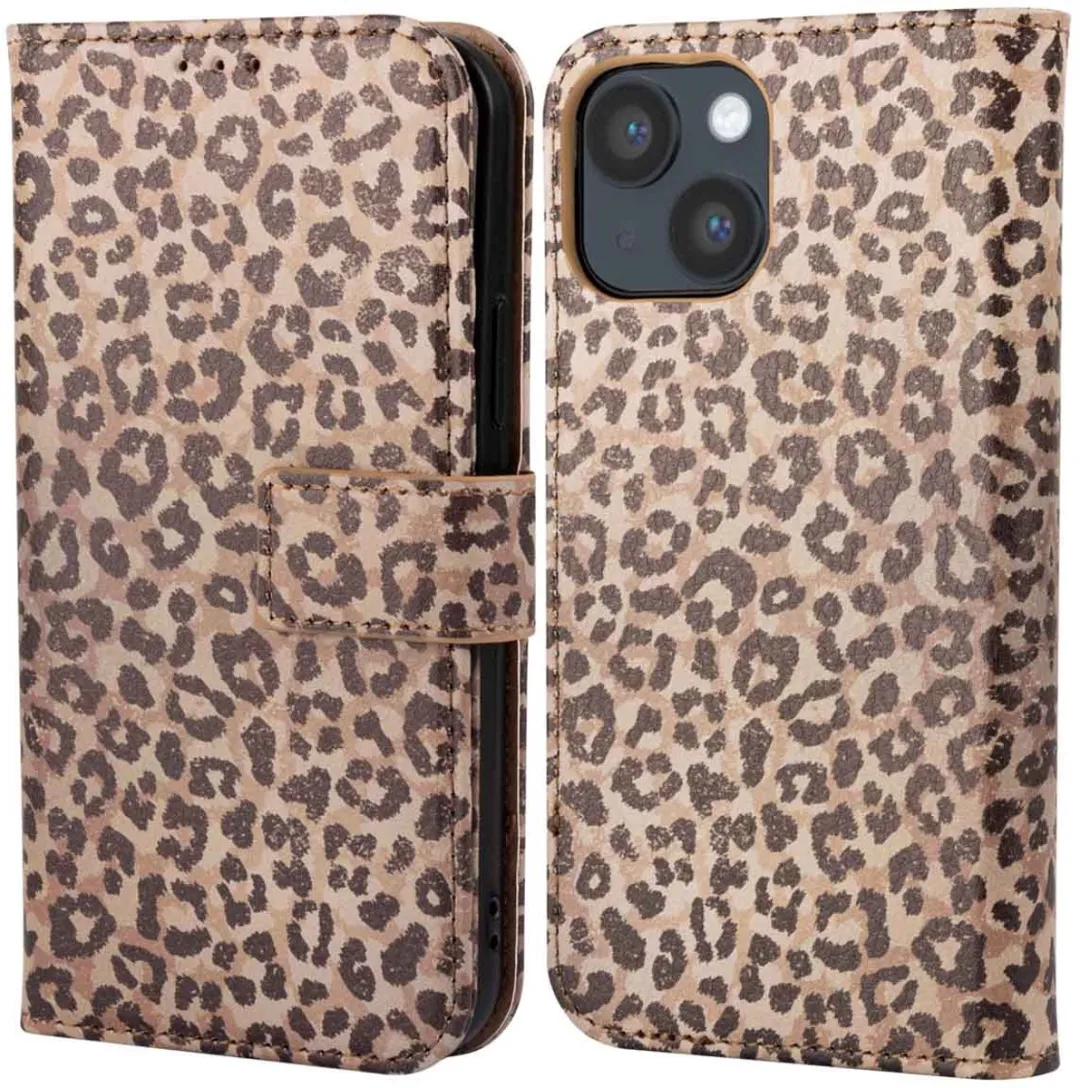 Imoshion iPhone 14 Hoesje - Leopard Mood - 3 Pasjes