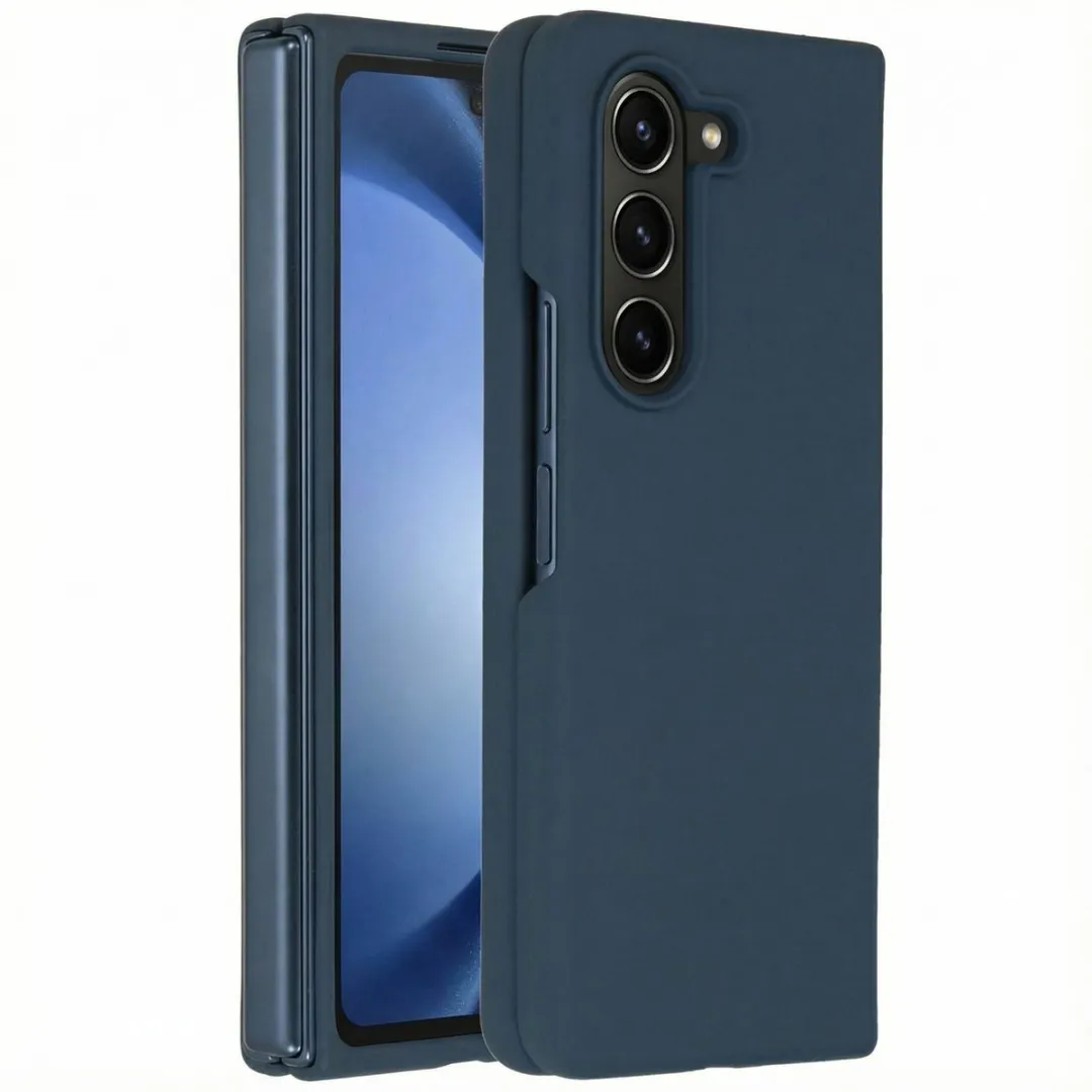 Accezz Hoesje Samsung Galaxy Z Fold 5 - Donkerblauw