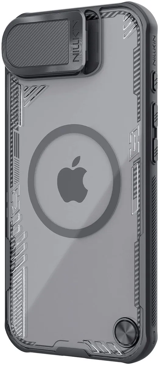Nillkin Iceblade Prop Magnetische Hoes iPhone 16E Lensbeschermer - Zwart