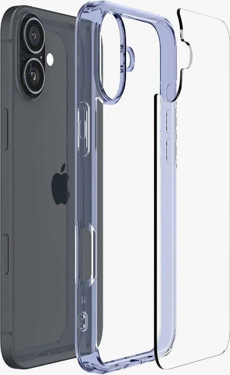 Spigen Ultra Hybrid Hoes - iPhone 11/16 Plus - Transparant