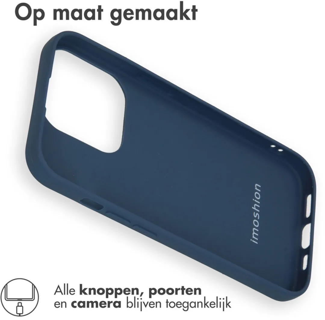 Imoshion Hoesje iPhone 15 Pro - Donkerblauw