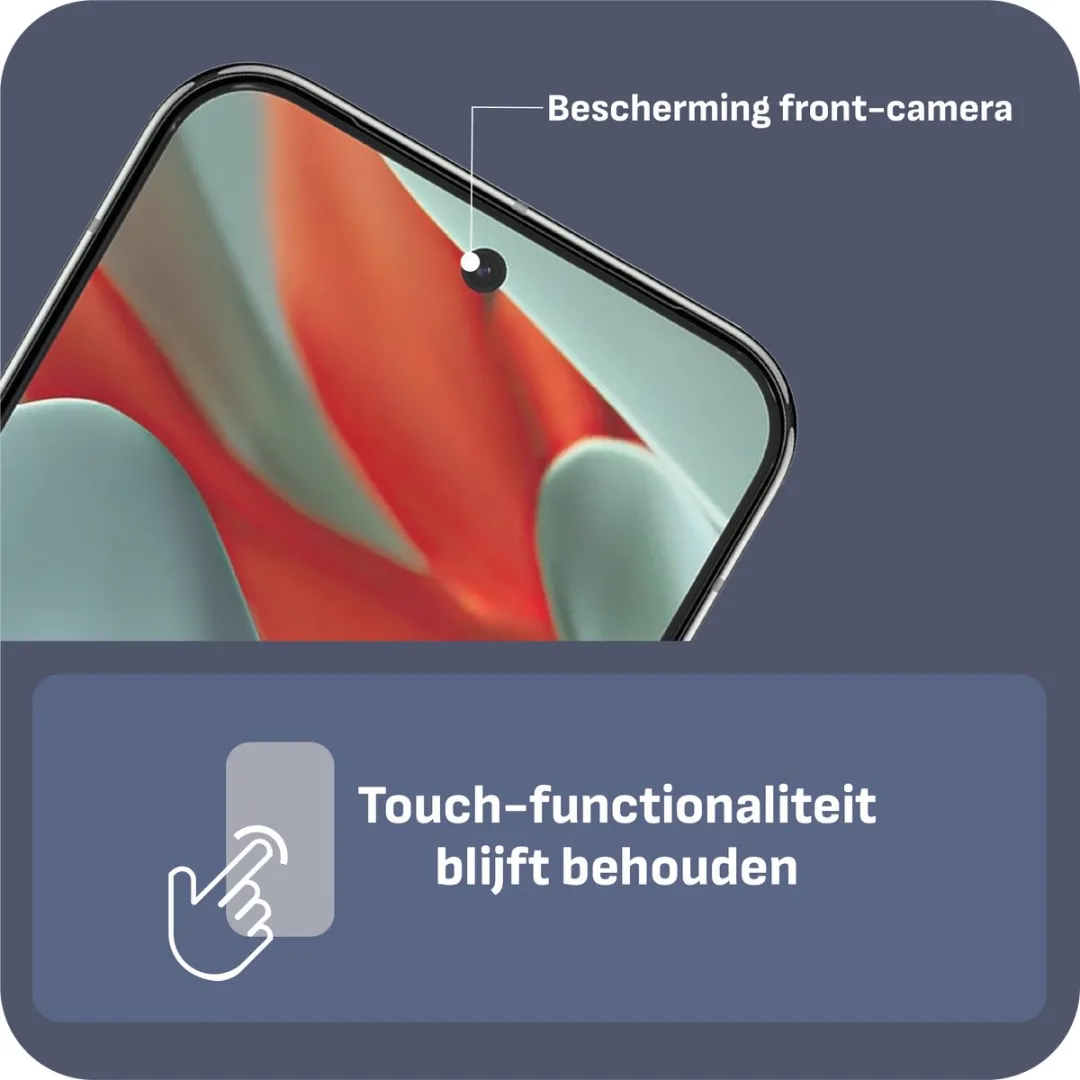Just in Case Cazy Screenprotector Google Pixel 10/9 Pro XL - Gehard Glas