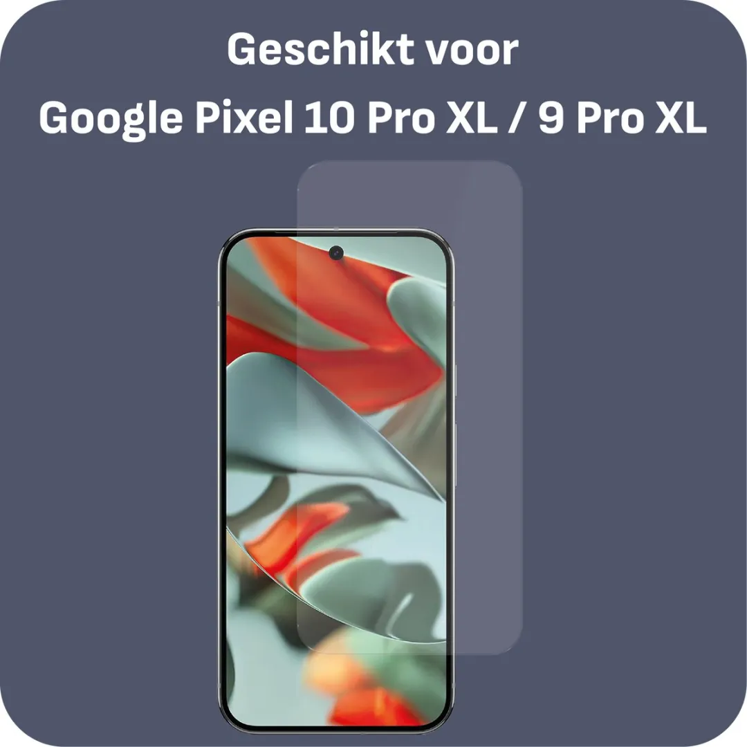 Just in Case Cazy Screenprotector Google Pixel 10/9 Pro XL - Gehard Glas