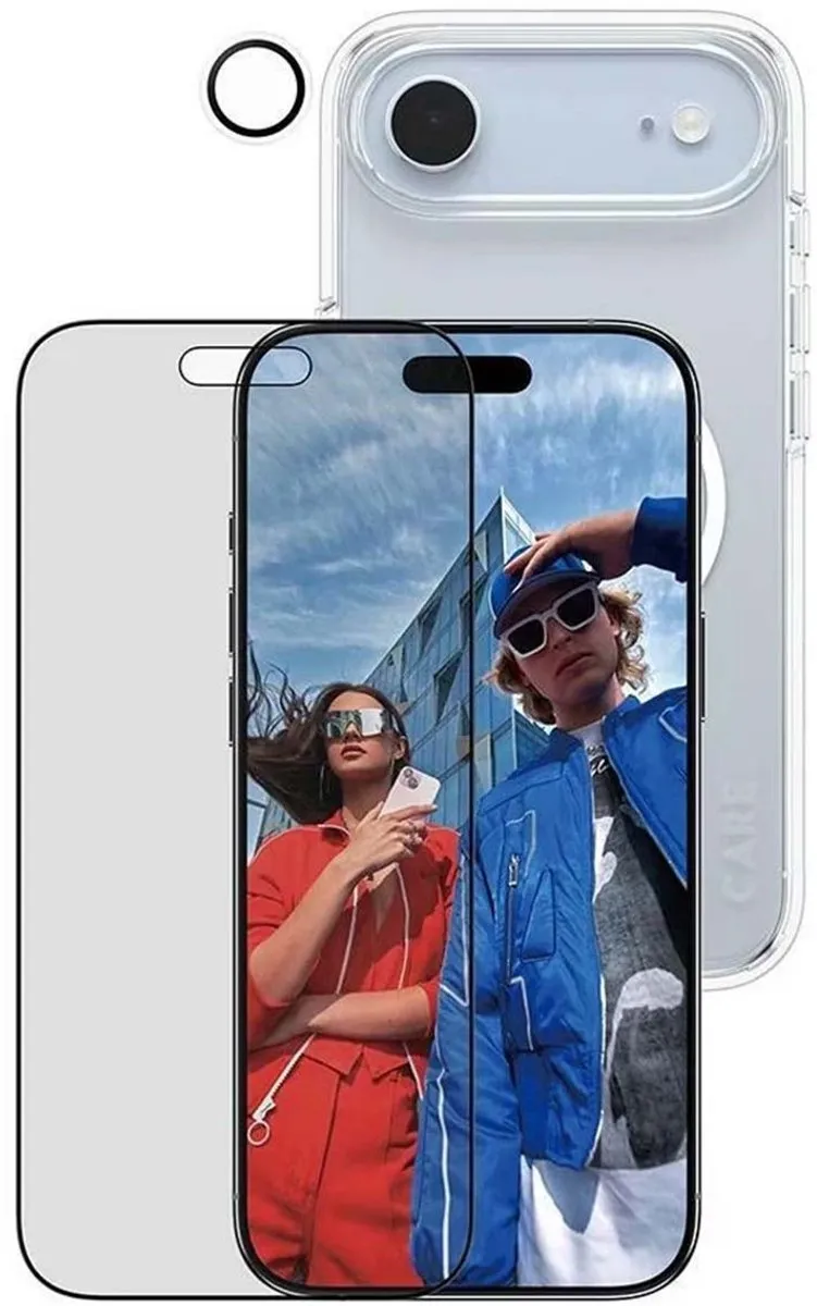 PanzerGlass CR33419 Beschermset iPhone Air - Doorzichtig zwart - afbeelding 6 van 6