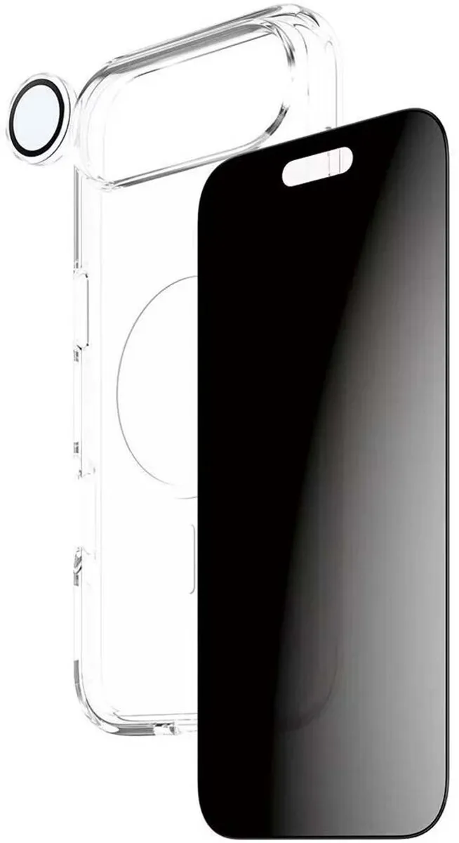 PanzerGlass CR33419 Beschermset iPhone Air - Doorzichtig zwart