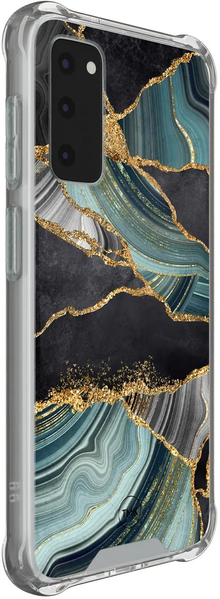 Casevibes Shockproof Hoesje Samsung Galaxy S20 FE S/S20FE/S/017 - Marble Jade Stone