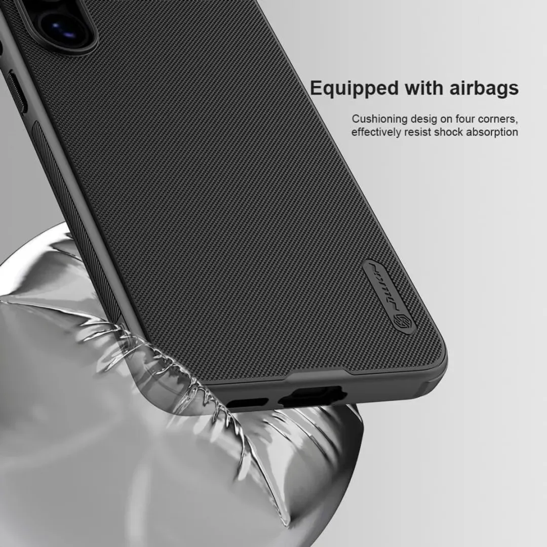 Nillkin Frosted Shield Hoesje Samsung Galaxy S24 FE - MagSafe - Zwart