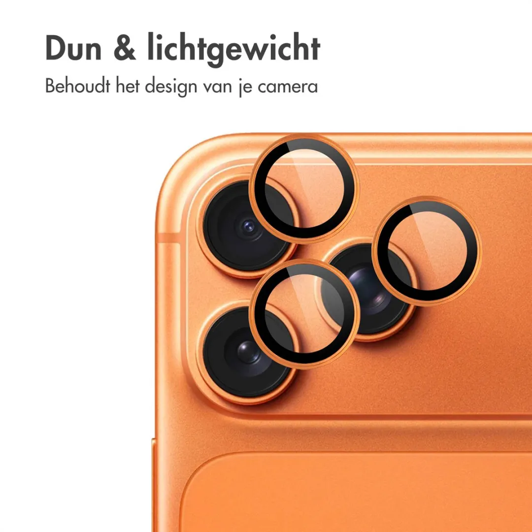 Imoshion Camera Lens Protector iPhone 17 Pro Max - 2 Stuks - Orange