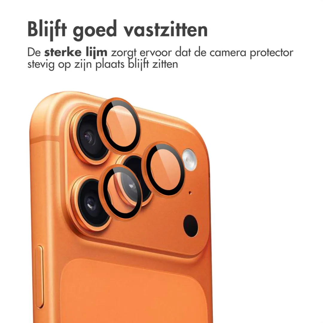 Imoshion Camera Lens Protector iPhone 17 Pro Max - 2 Stuks - Orange
