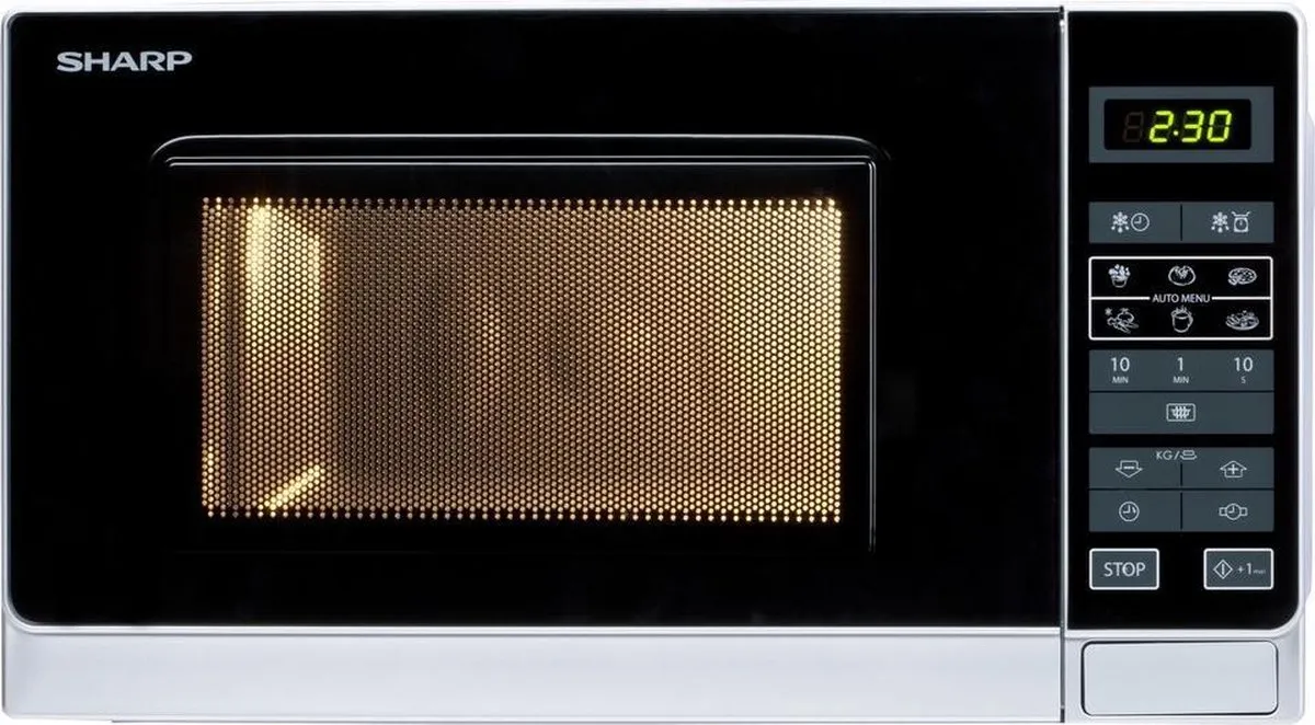 Sharp R242INW Solo-magnetron 800W - Zilver