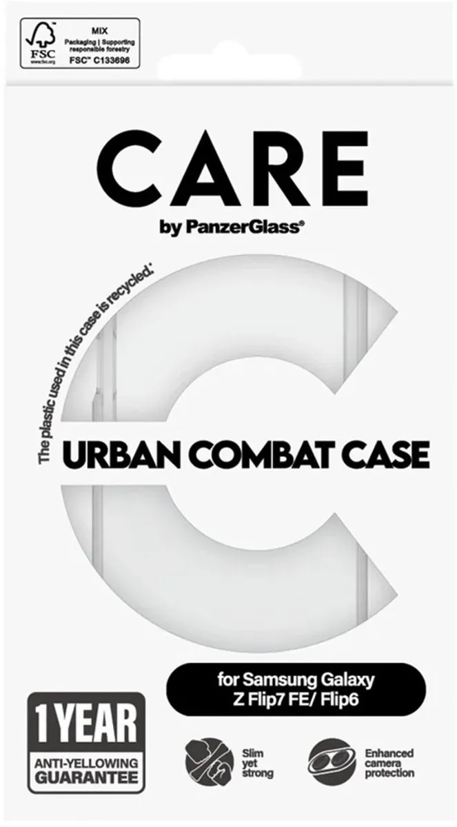 PanzerGlass Case Care Urban Combat Zwart - 5715685029653