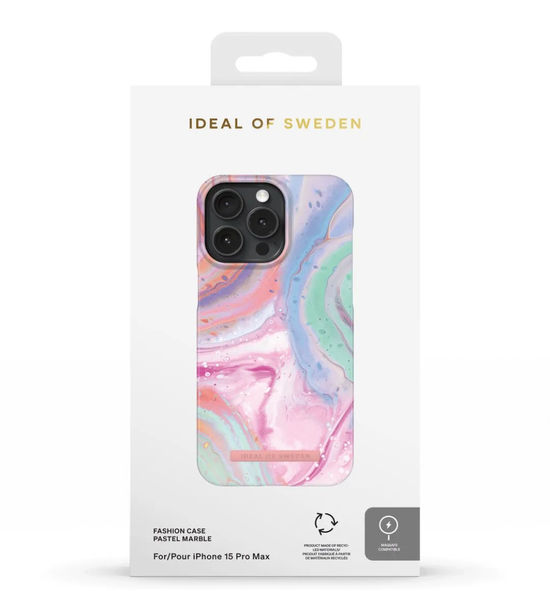 iDeal of Sweden iPhone 15 Pro Max Hoesje Pastel Marble MagSafe - afbeelding 4 van 6