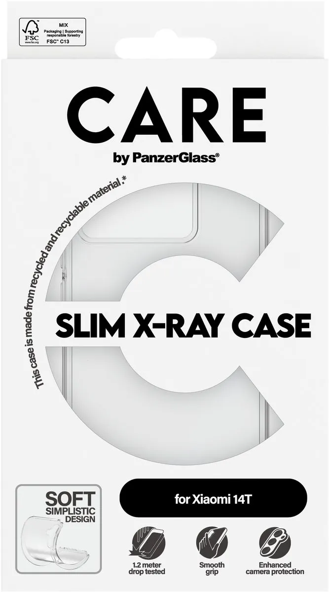 PanzerGlass CARE X-Ray Case Xiaomi 14T/Redmi Note 13