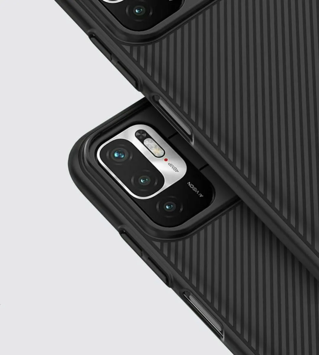 Nillkin CamShield Xiaomi Redmi Note 10 5G/Poco M3 Pro Hoesje - Zwart - afbeelding 5 van 6