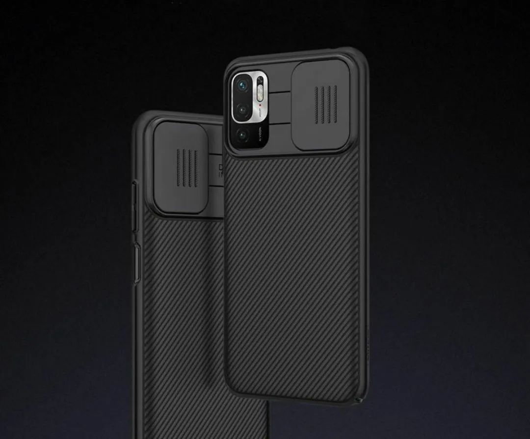 Nillkin CamShield Xiaomi Redmi Note 10 5G/Poco M3 Pro Hoesje - Zwart - afbeelding 6 van 6