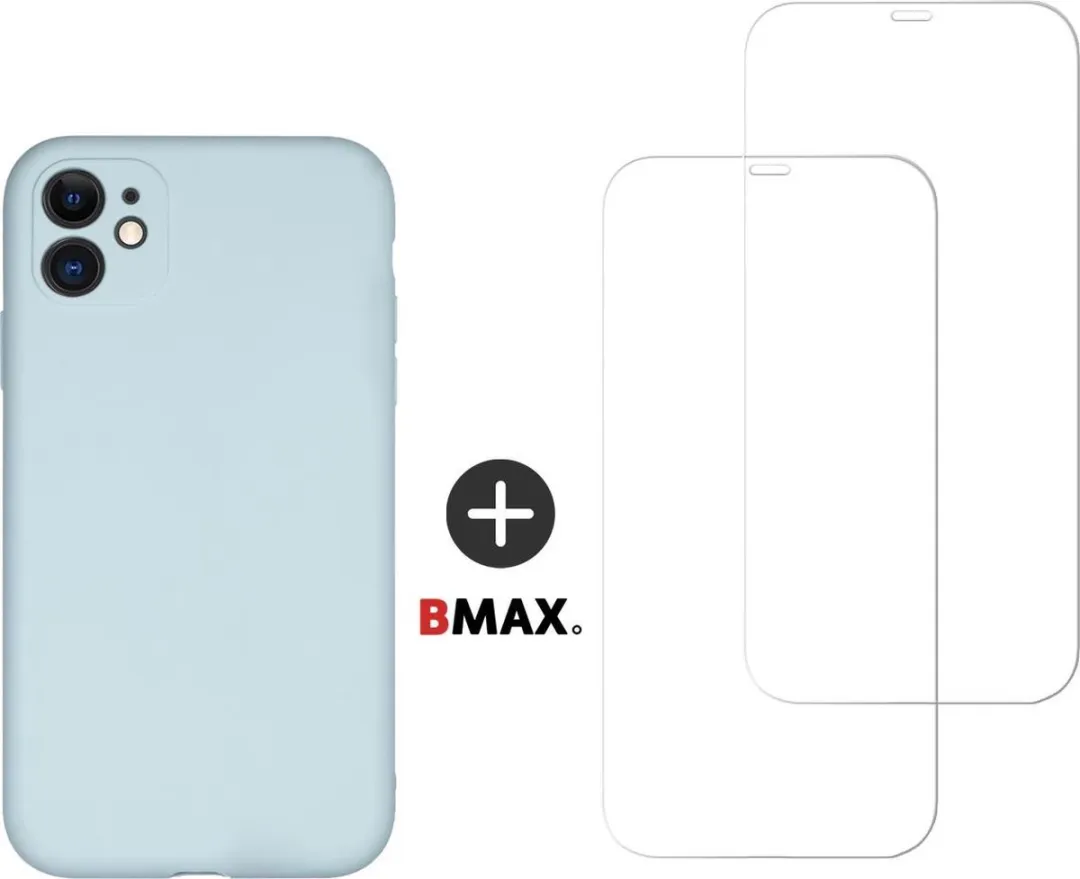 BMAX iPhone 11 Siliconen Hoesje Zeeblauw
