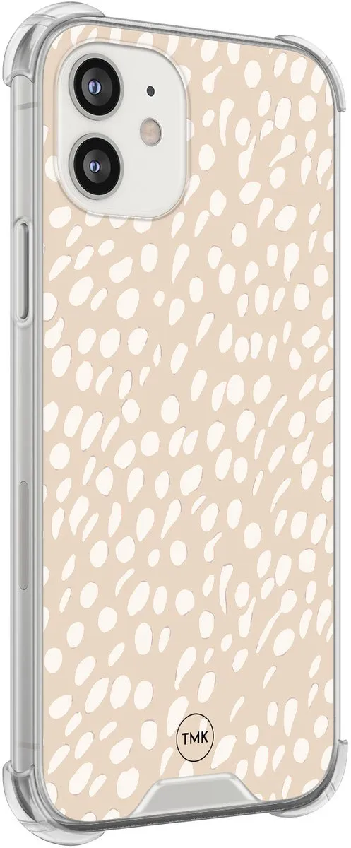 Casevibes iPhone 12 Mini Shockproof Hoesje A/i12m/S/001 - Beige