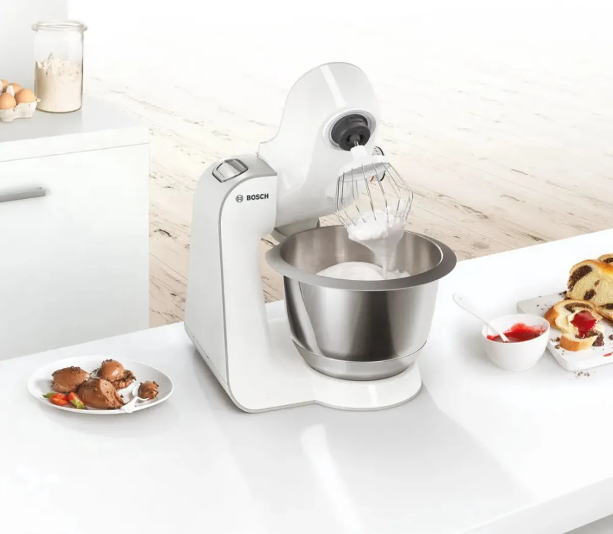 Bosch MUM58210 Keukenmachine 1000W - 7 Snelheden - Wit