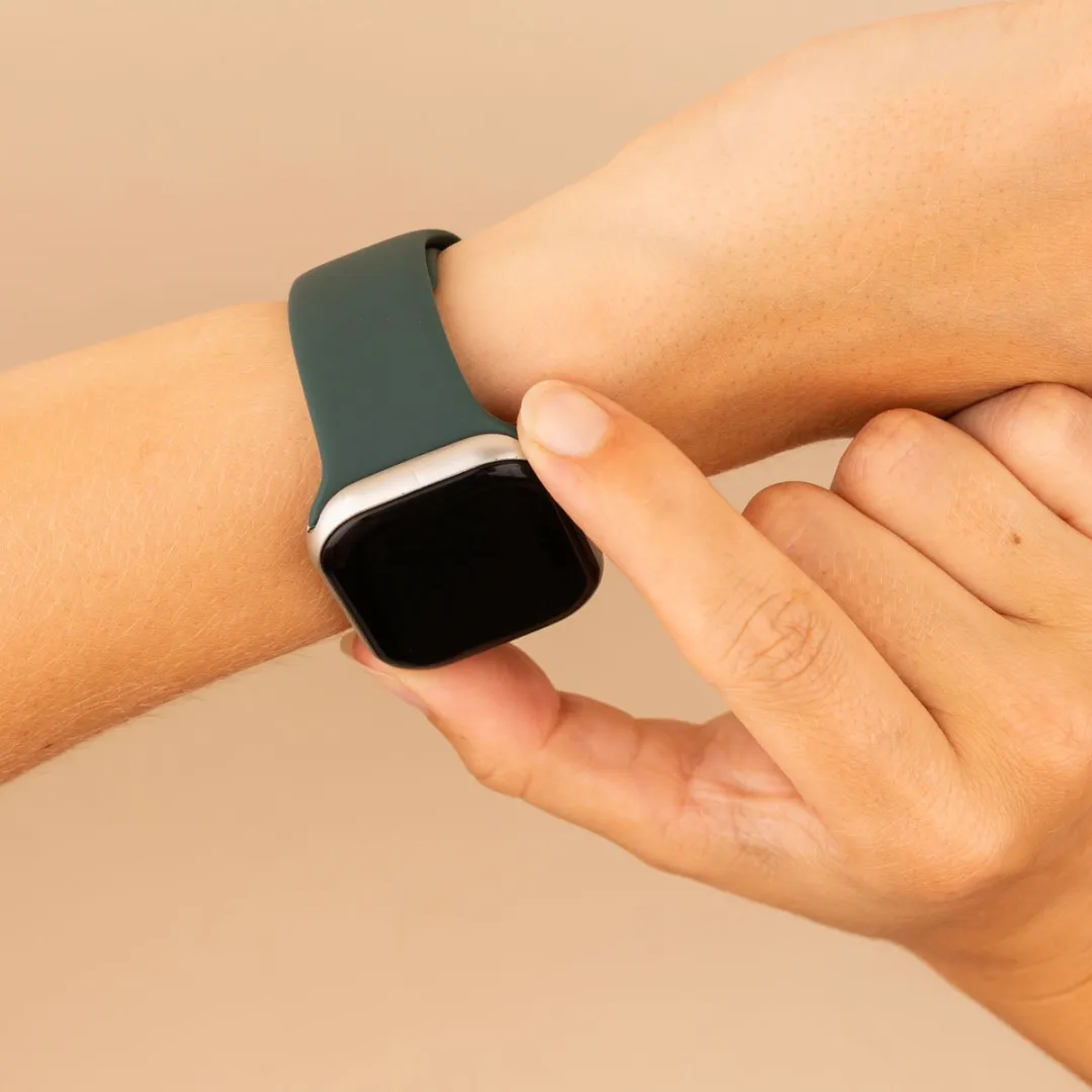 Imoshion Siliconen Bandje Apple Watch 42mm - Donkergroen
