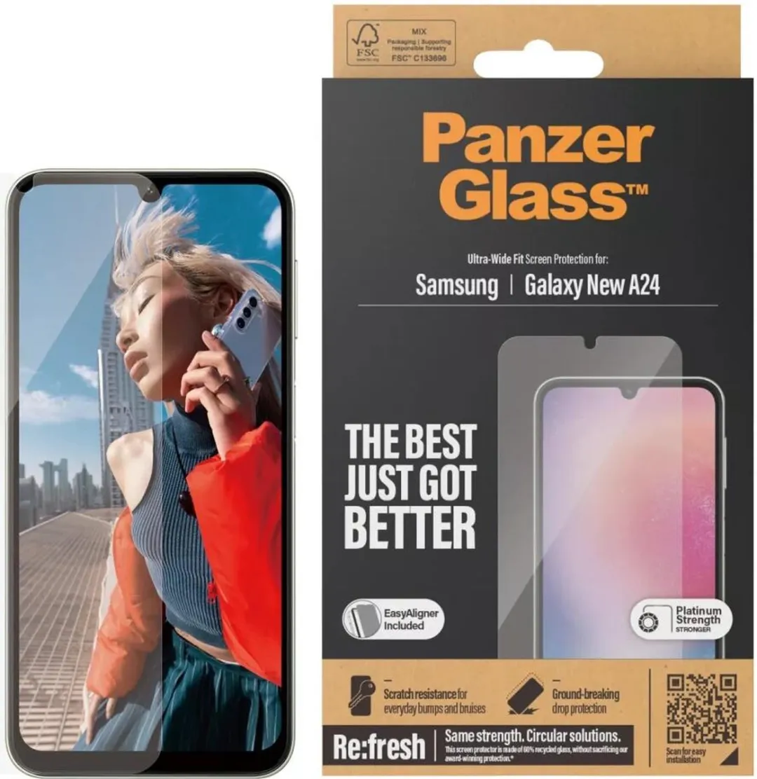 PanzerGlass PZ-7335 Screenprotector Samsung Galaxy A25 - Case Friendly - afbeelding 6 van 6