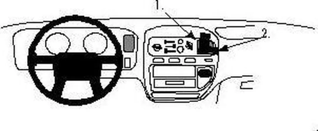 Brodit ProClip Houder Mitsubishi L400/Space Gear 1995-2005