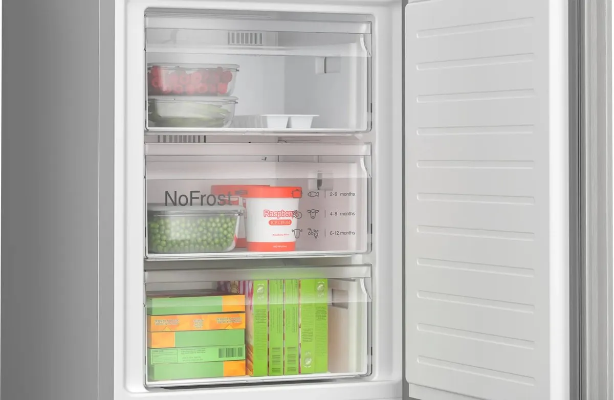 Bosch KGN392LBF Serie 4 Koel-Vriescombinatie - 363L - No Frost - RVS - afbeelding 6 van 6