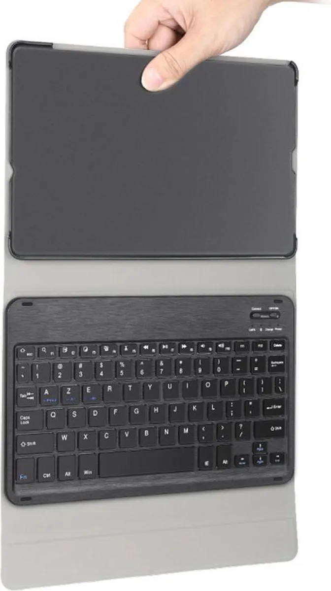 Just in Case Cazy Tablethoes AZERTY Toetsenbord 7835505 - Zwart - afbeelding 6 van 6
