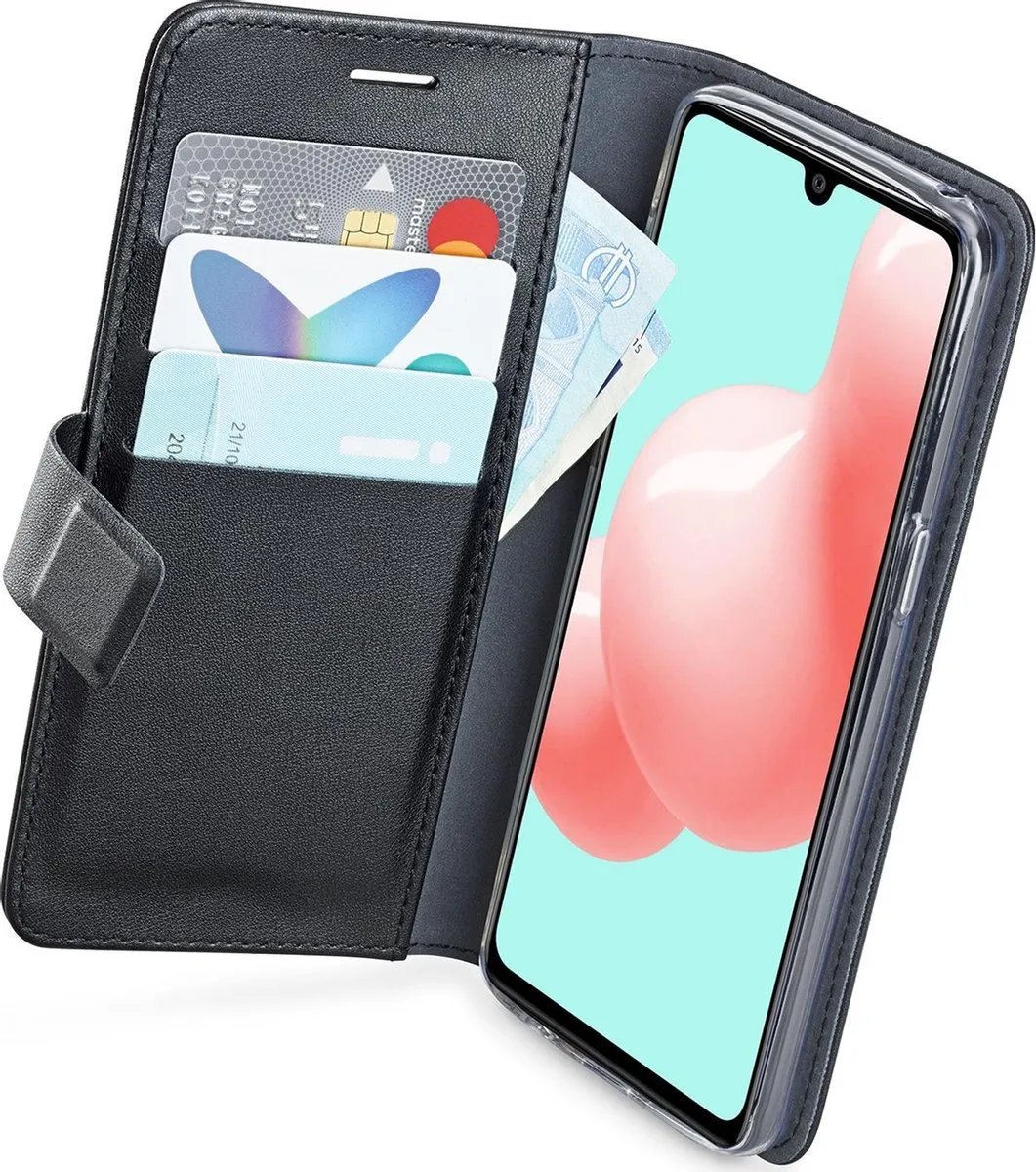 Azuri Samsung Galaxy A41 Walletcase A415F77163601 - Zwart