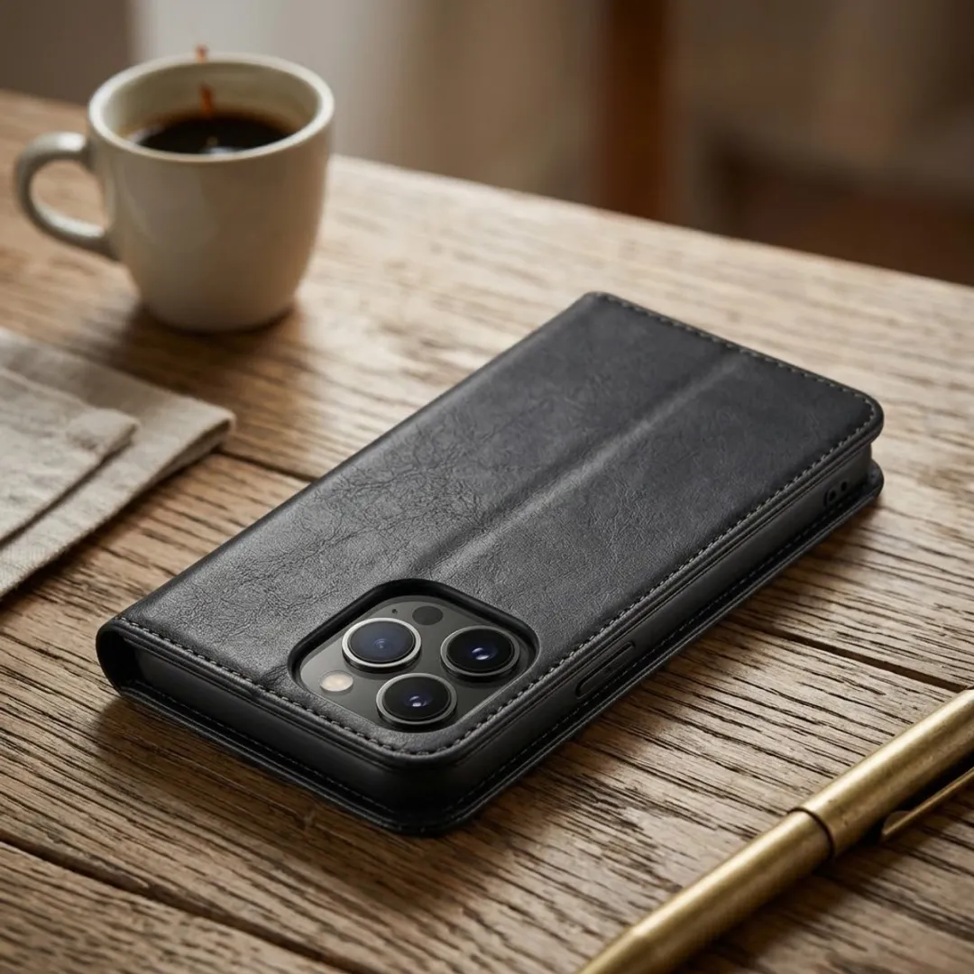 NUVEX Wallet Case iPhone 16 Pro Max - Zwart