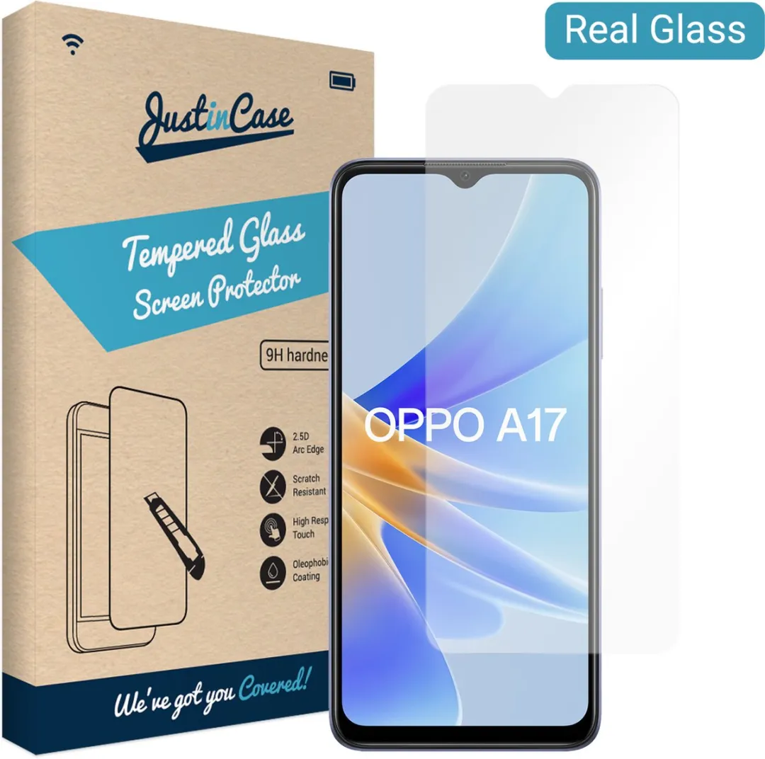 Just in Case Cazy Screenprotector OPPO A17
