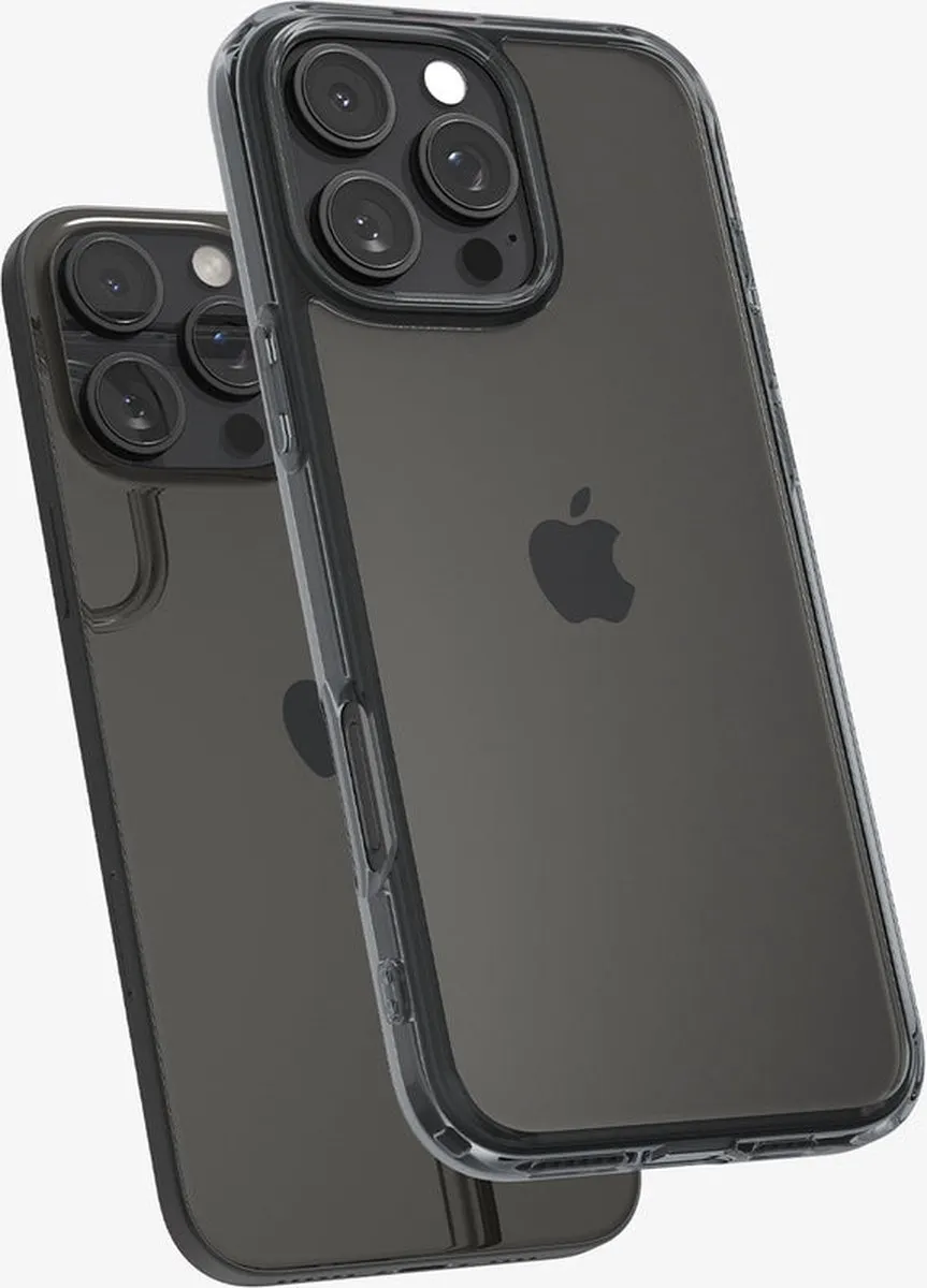 Spigen Ultra Hybrid Hoesje iPhone 16 Pro - Grijs/Transparant