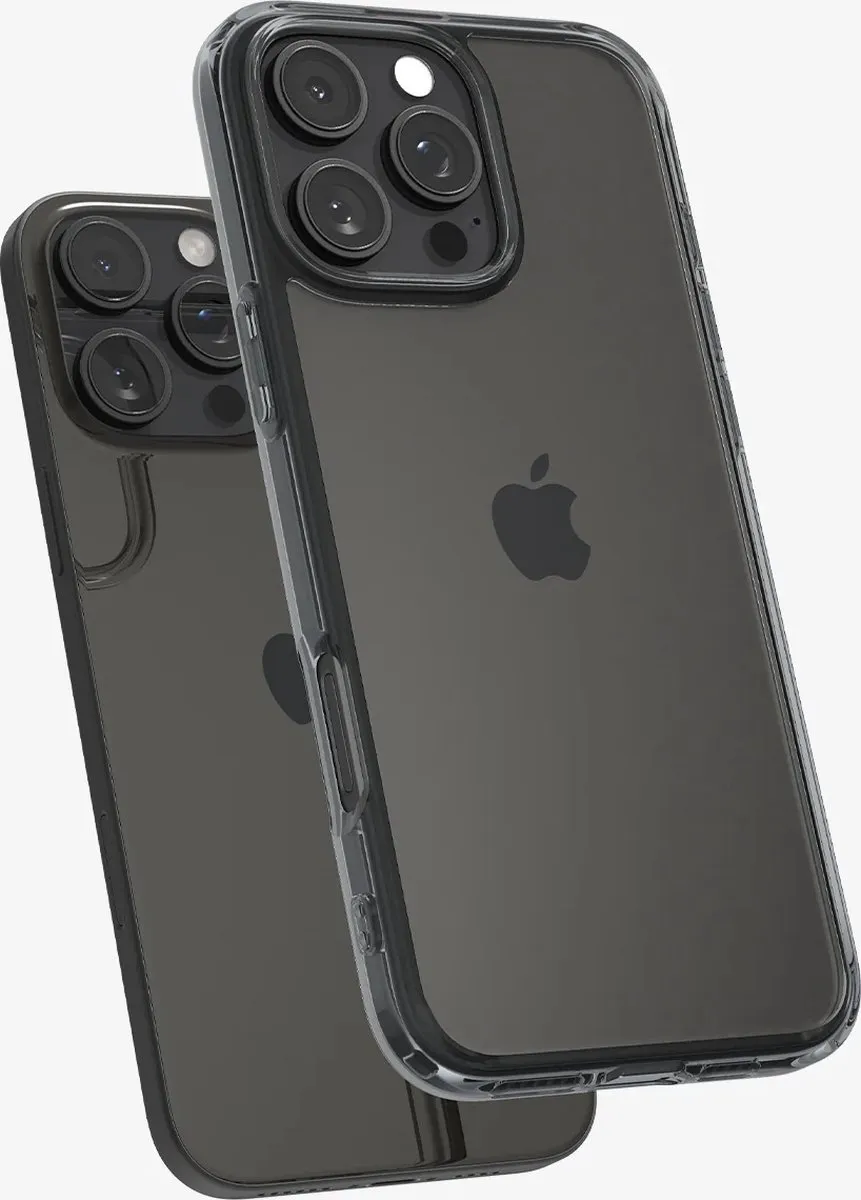 Spigen Ultra Hybrid Hoesje iPhone 16 Pro - Grijs/Transparant