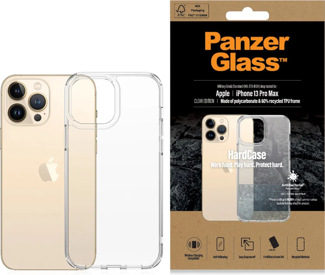 PanzerGlass HardCase PZ-0317 iPhone 13 Pro Max - Transparant