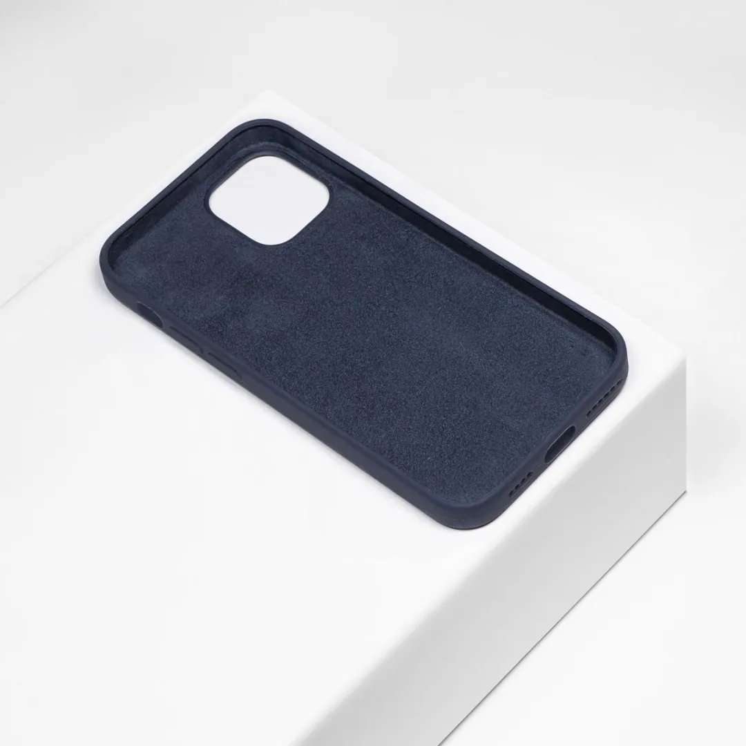 BMAX Siliconen Hoesje iPhone 12 Pro Max - Midnight Blue