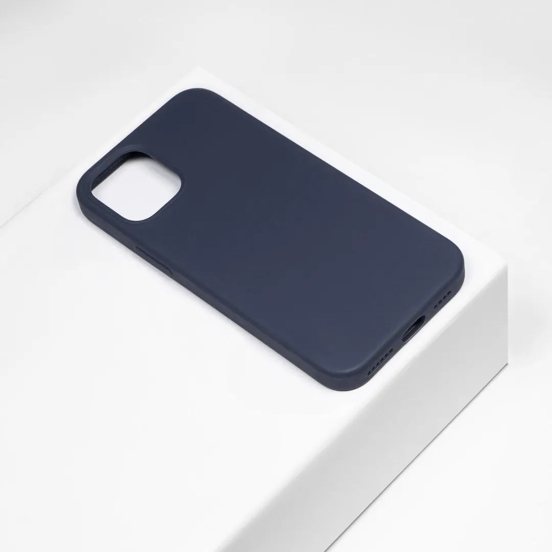 BMAX Siliconen Hoesje iPhone 12 Pro Max - Midnight Blue