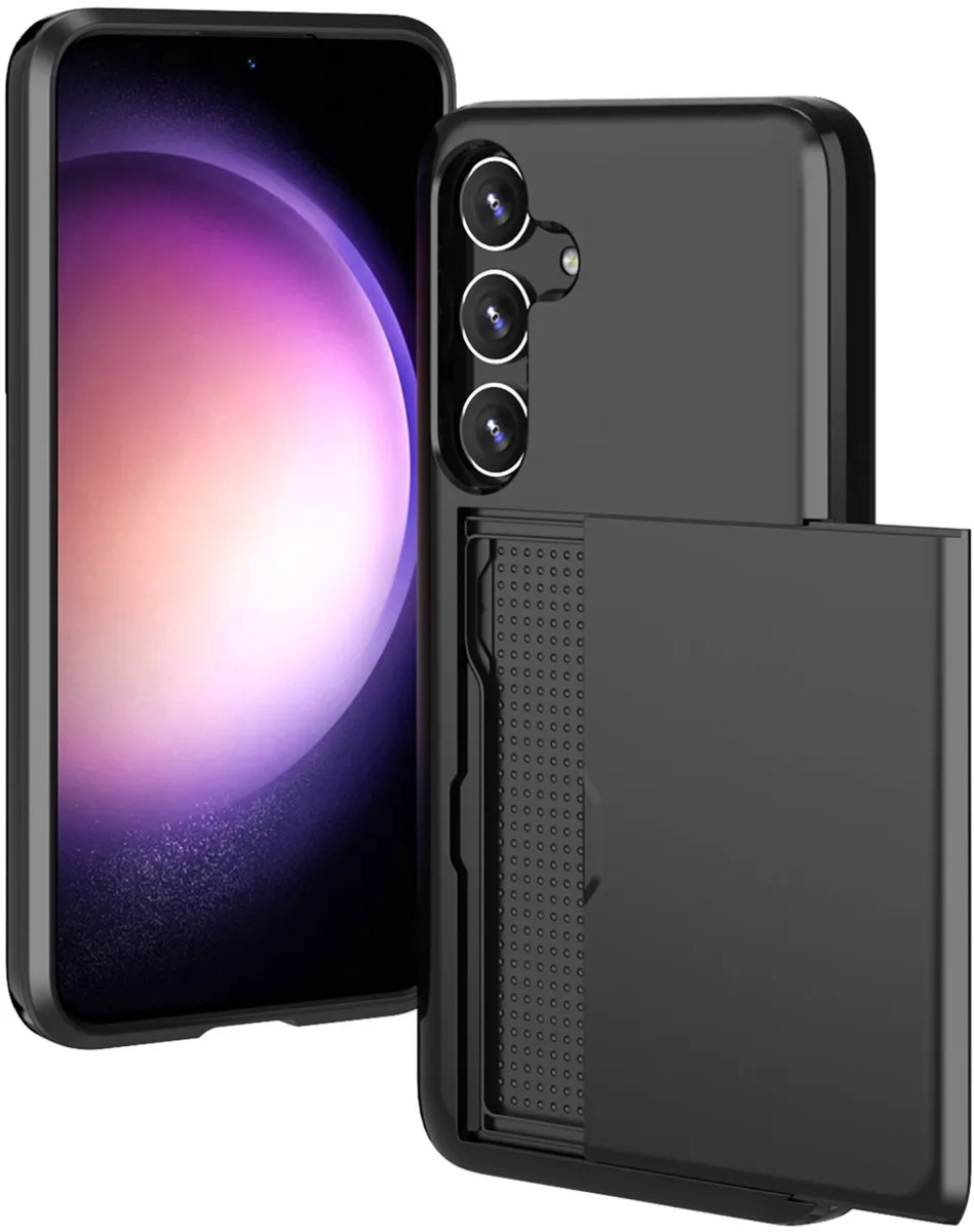 Imoshion Hoesje Samsung Galaxy S24 Plus - 2 Pasjes Zwart