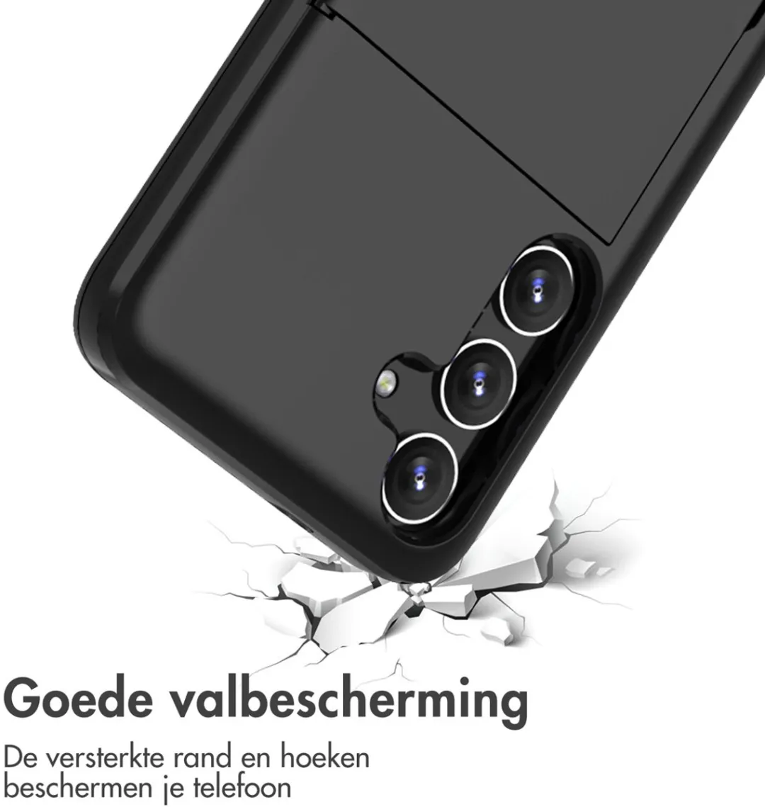 Imoshion Hoesje Samsung Galaxy S24 Plus - 2 Pasjes Zwart