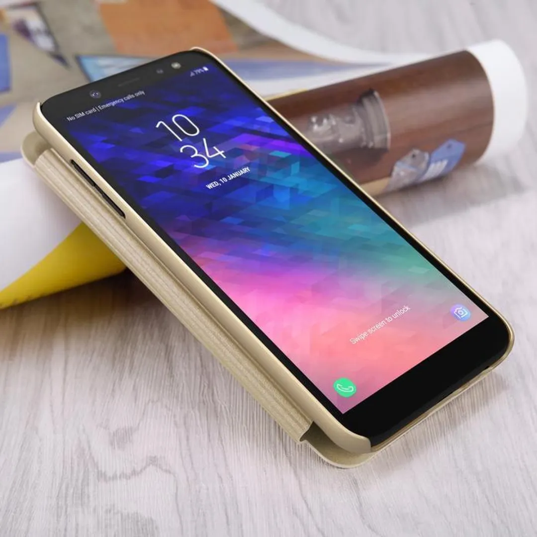 Nillkin Sparkle Book Case Goud - Samsung Galaxy A6+ (2018) - afbeelding 6 van 6