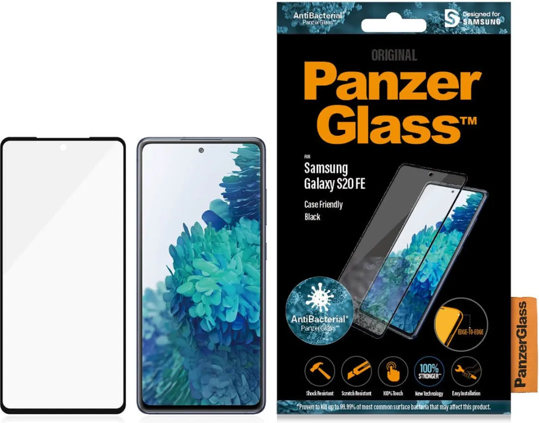 PanzerGlass Screen Protector BULK7243 - Samsung Galaxy S20 FE - Zwart