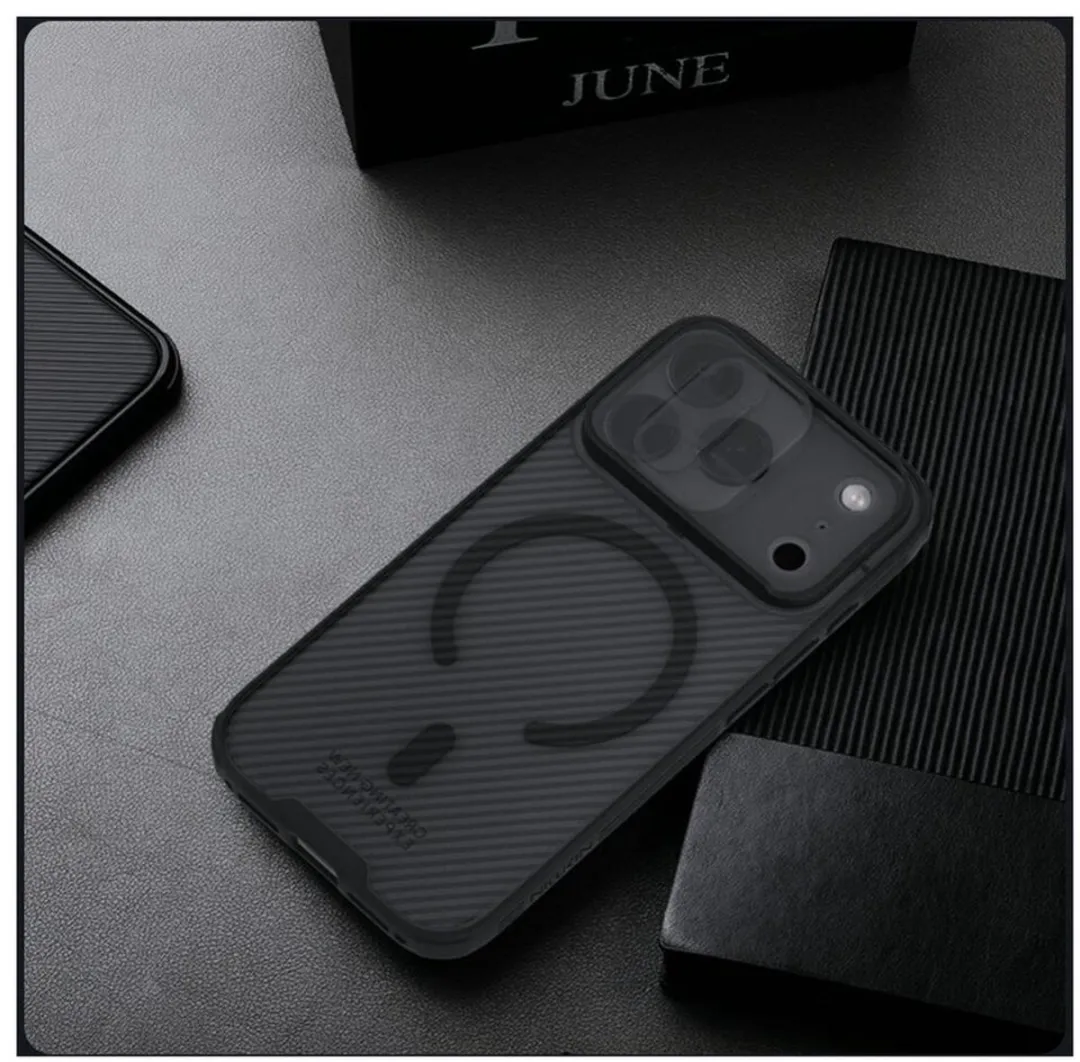 Nillkin CamShield Magnetisch Hoesje iPhone 17 Pro - Transparant Zwart