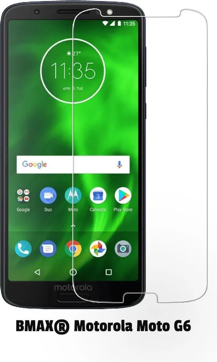 BMAX BM-71974353 Glazen Screenprotector Motorola Moto G6