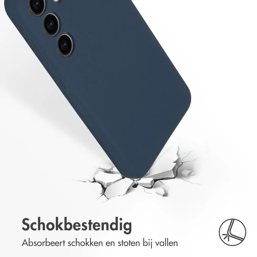 Accezz Hoesje Samsung Galaxy S24 Donkerblauw