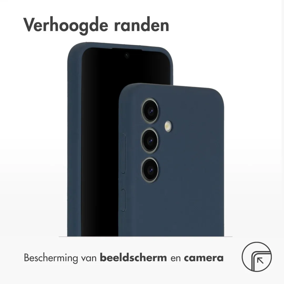 Accezz Hoesje Samsung Galaxy S24 Donkerblauw